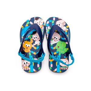 Chinelo De Dedo Infantil Menino Ipanema Turma Da Mônica Azul