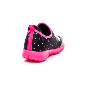 Tênis Slip On Infantil Menina Novopé Unicórnio Preto
