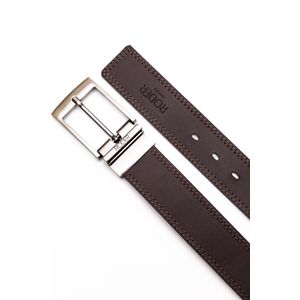 Cinto Casual Masculino Roder 5440 Couro Marrom