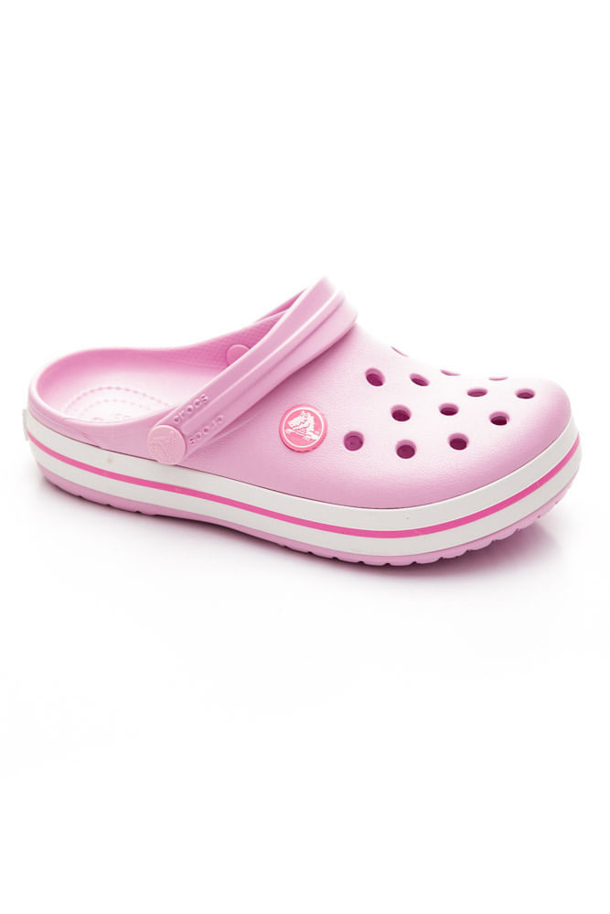 Sandália Crocs Crocband Clog Juvenil Menina 207006 Pink