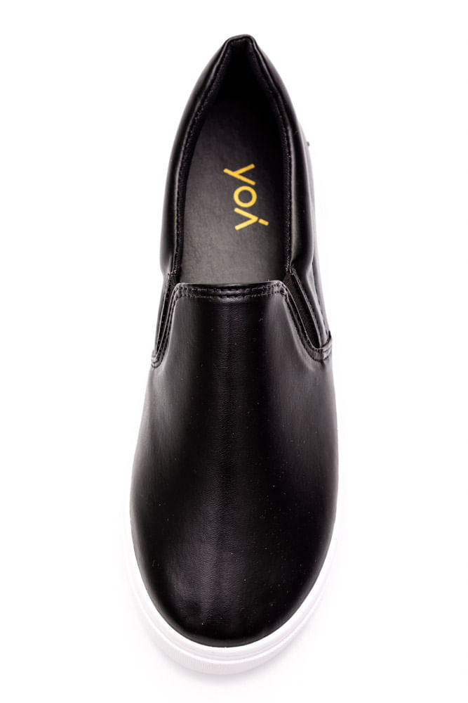 Tenis-Basico-Slip-On-Feminino-Yoa-1223-Preto