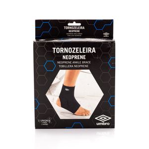 Tornozeleira Unissex Elástica Umbro 1013025 Preto