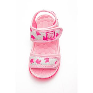Sandália Casual Infantil Menina Novopé 85001502 Unicórnio Rosa
