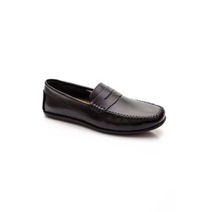 Sapato Mocassim Serafim  Masculino em Couro 602Preto