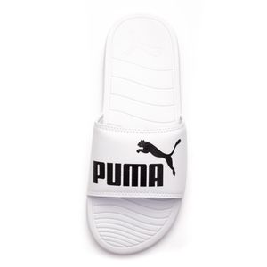 Chinelo Puma Popcat 2.0 BDP Slide Unissex 384475-02 Branco