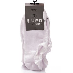 Kit 3 Pares De Meias Sapatilha Lupo 03270-089-0910 Branco