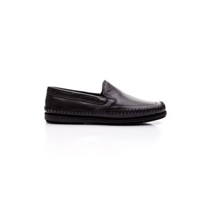 Sapato Mocassim Jovaceli Confort Sola Gel Masculino 4006nc Preto