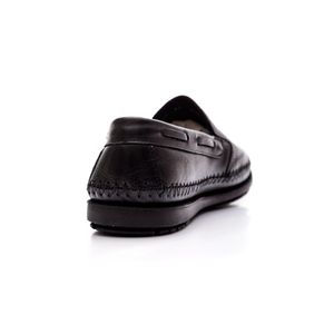 Sapato Mocassim Jovaceli Confort Sola Gel Masculino 4006nc Preto