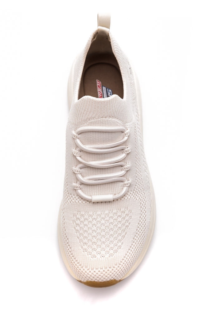 Tenis-Caminhada-Feminino-Skechers-Bobs-Sparrow-2.0-Allegiance-Off-White