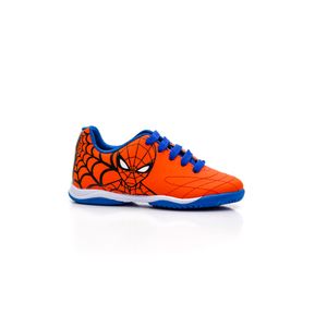 Chuteira Dray Futsal Juvenil  Menino Marvel Homem Aranha 4118-1410 Vermelho