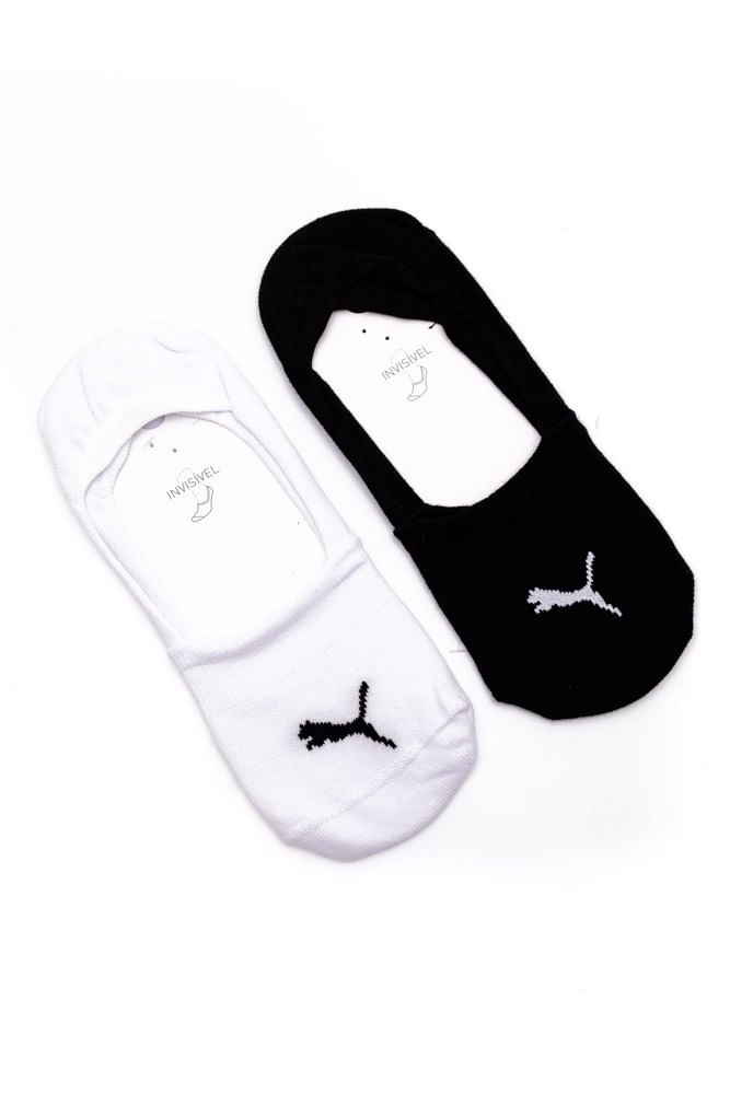 Kit Meia Sapatilha Unissex Puma 4500.001 Sortido