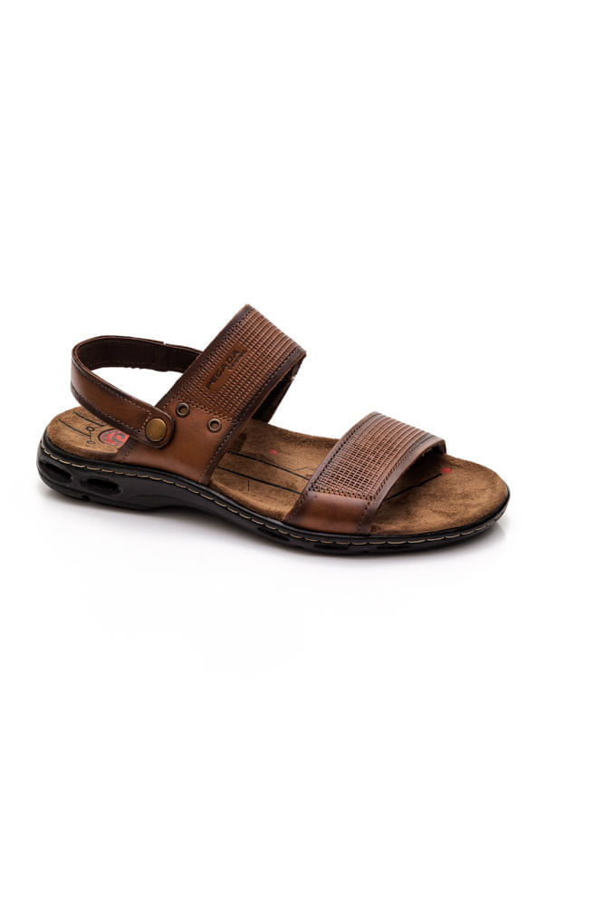 Sandalia Masculina Pegada 130685 Marrom
