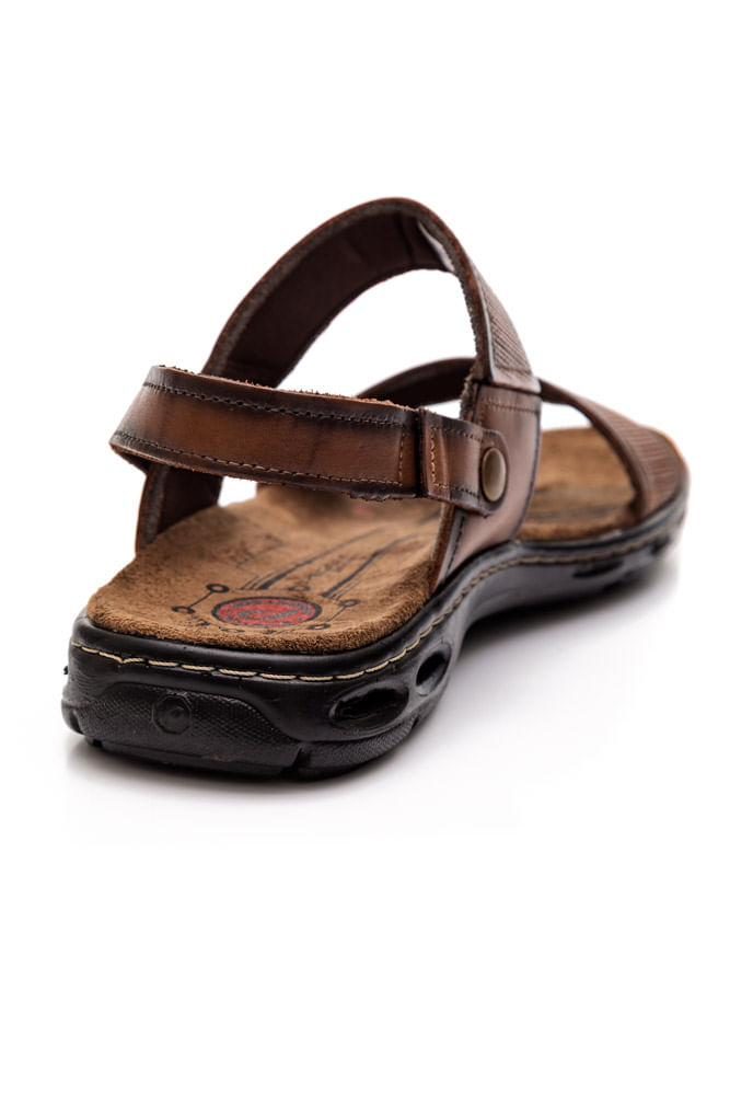 Sandalia Masculina Pegada 130685 Marrom