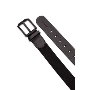 Cinto Pegada Masculino Com Elástico Em Couro Ci002345-01 Preto