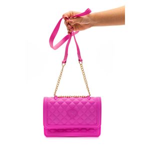 Bolsa Transversal Feminina Corrente Moleca 50024.1.31 Rosa