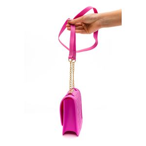 Bolsa Transversal Feminina Corrente Moleca 50024.1.31 Rosa