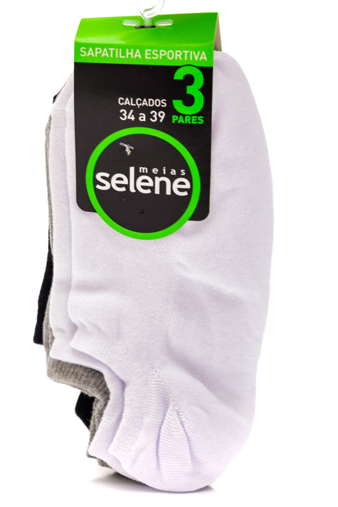 Meia-Sapatilha-Kit-3-Pares-Unissex-Selene-7730-Sortido