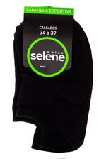 Meia-Sapatilha-Unissex-Selene-7730-Preto
