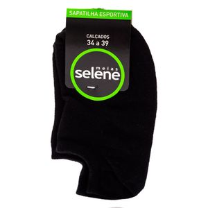 Meia Sapatilha Esportiva Invisível Selene 7030.001 Preto