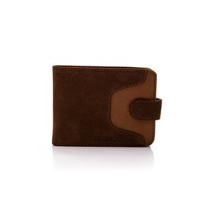Carteira Casual Couro Ferracini Masculina Cfb005c Marrom