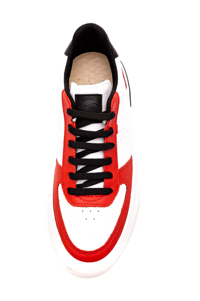 Tenis-Masculino-Casual-Coca-Cola-Hoop-Branco