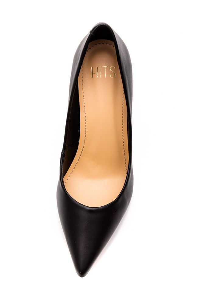 Sapato Scarpin Salto Agulha Feminino Hits 389-7630 Preto