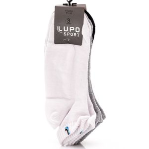 Kit 3 Pares Meia Lupo Sport Masculina Cano Curto 03225-089