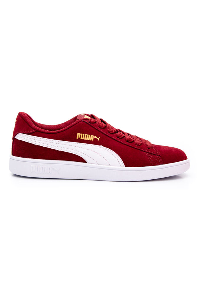 Tenis-Feminino-Casual-Puma-Smash-V2-Bordo