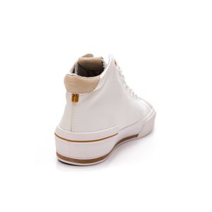 Tênis Casual Shoes Feminino Leblon Town Botinha Coca-Cola Cc2174-8 Branco