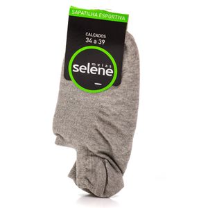 Meia Sapatilha Feminina Selene 7030.001 Cinza