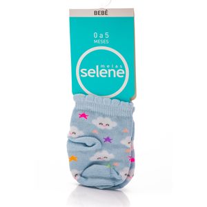 Meia Soquete Rn Infantil Menino Selene 1000.002.R502 Azul