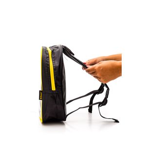 Mochila Pequena Escolar Menino Batman Luxcel Is37456bm Cinza