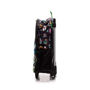 Mochila De Rodinhas Menino Buzz Lightyear Luxcel Ic37522ty Preto