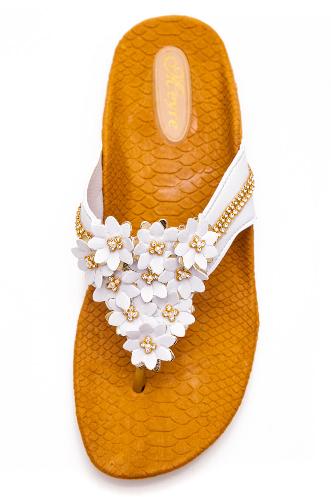 Chinelo-Rasteira-Feminino-Flores-Meyre-384-Branco