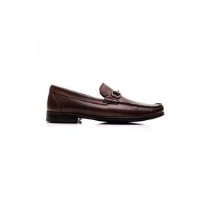 Sapato Casual Masculino Office Fivela Jovaceli 5814 Marrom