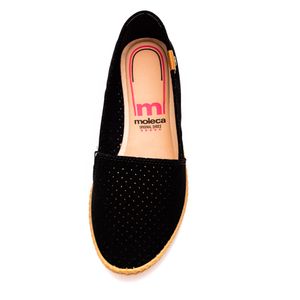 Sapatilha Moleca Alpargata Feminina Nobuck 5287.210  Preto