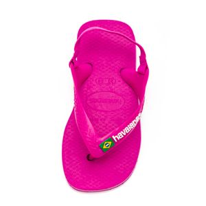 Chinelo Havaianas Baby Brasil Logo Pink