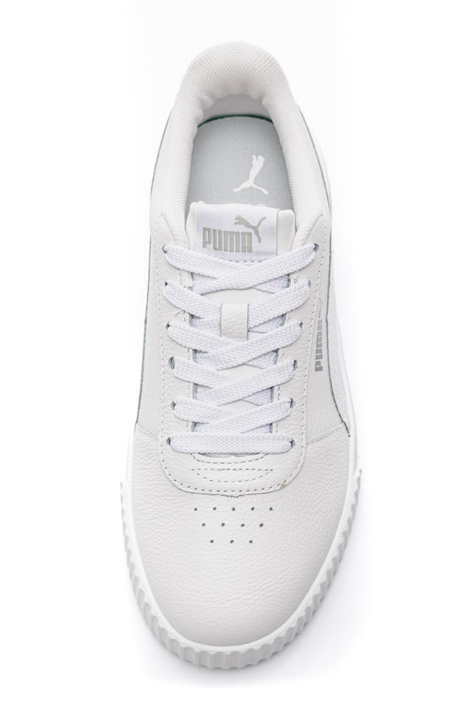 Tenis-Casual-Feminino-Puma-Carina-Branco-