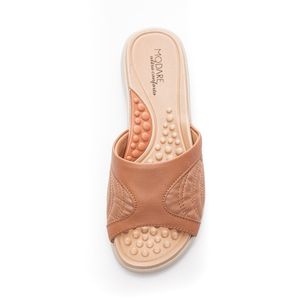 Chinelo Modare Tamanco Feminino Conforto 7174.101.21765 Nude