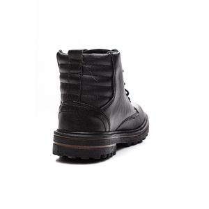 Bota Stay Coturno Infantil Menino Texon  4757a Preto