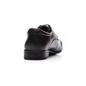 Sapato Social Ped Shoes Fit Masculino Cadarço  Ft4312-0281 Preto