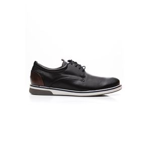 Sapato Zapattero Casual Masculino Solado Bicolor 0753 Preto