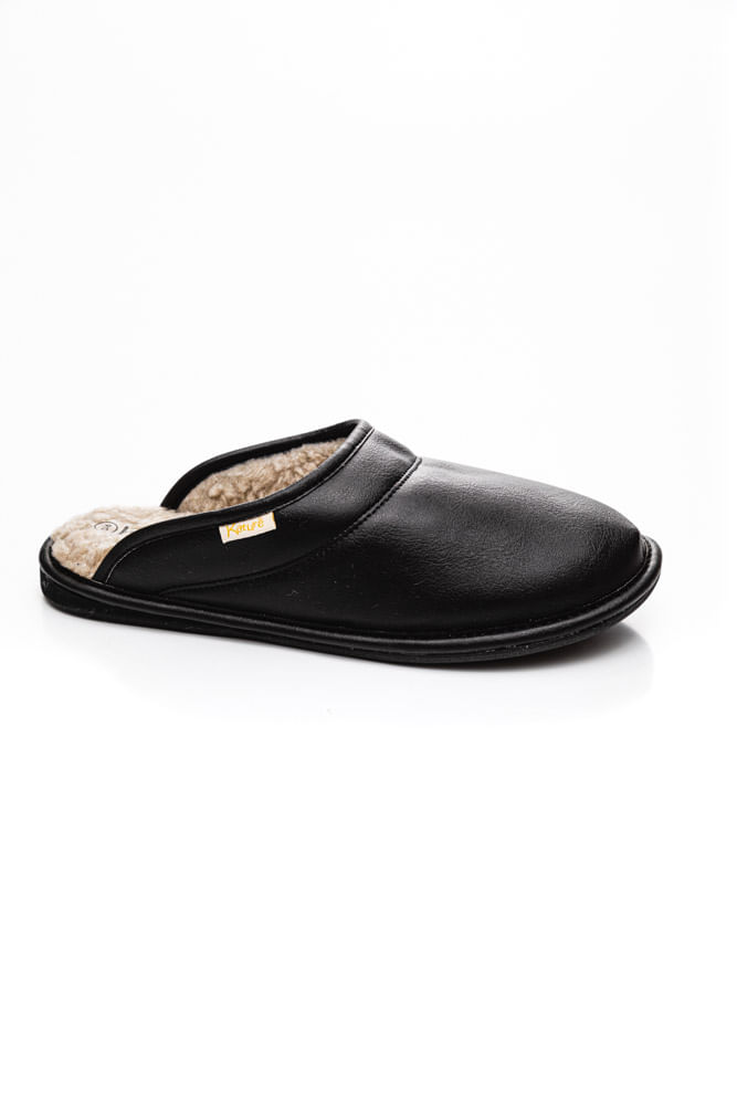 Pantufa-Chinelo-La-Adulto-Kature-407.160-Preto