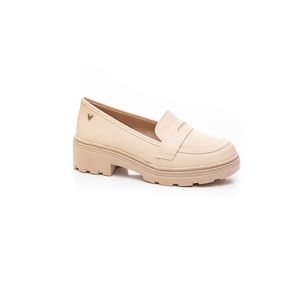Sapato Mississipi Mocassim Feminino Tratorado Q8583-03 Bege
