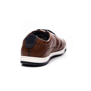 Sapatênis Pgd Pegada Casual Masculino Cadarço Elástico 170420-05 Marrom