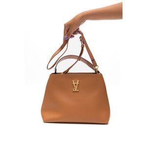 Bolsa Vizzano Transversal Feminina Satchel 10008.4.21817 Caramelo