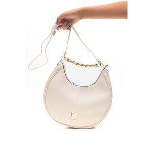 Bolsa Vizzano Swipe Bag Feminina Corrente 10050.1.21817 Off-White