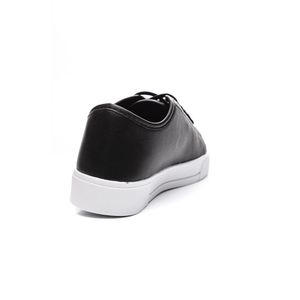 Tênis Yoa Casual Feminino Cadarço Love  M-Al390 Preto
