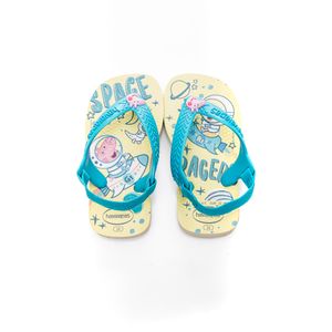 Chinelo De Dedo Havaianas Baby Infantil Peppa Pig 0121 Bege