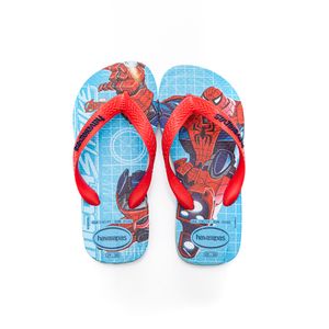 Chinelo De Dedo Havaianas Top Infantil Menino Marvel Ii 2404 Azul